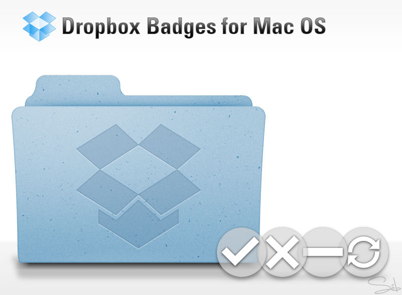 Dropbox badges for Mac OS X by SebDominguez on DeviantArt
