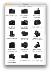 Nikon D7100 Icons