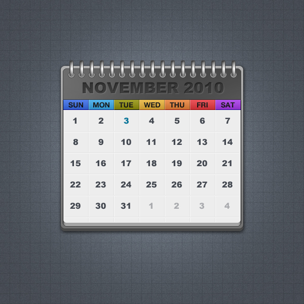 Calendar freebie - Revision