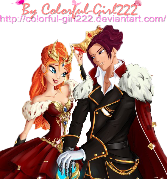 The Winx Club Bloom and Riven by Colorful-Girl222 on DeviantArt