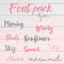 Font pack 5 by SC