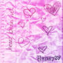Heart Brush set