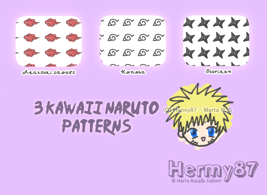 Kawaii Naruto patterns