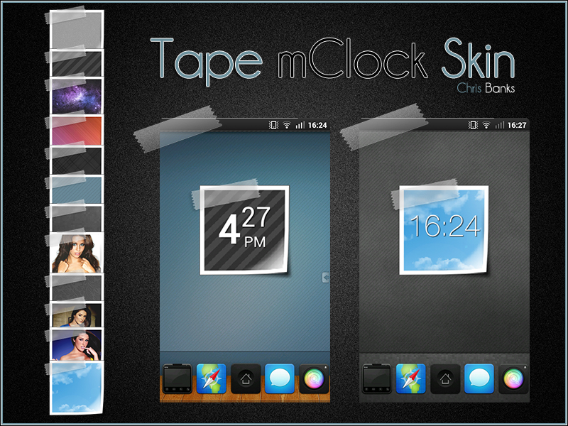 Tape mClock Skin