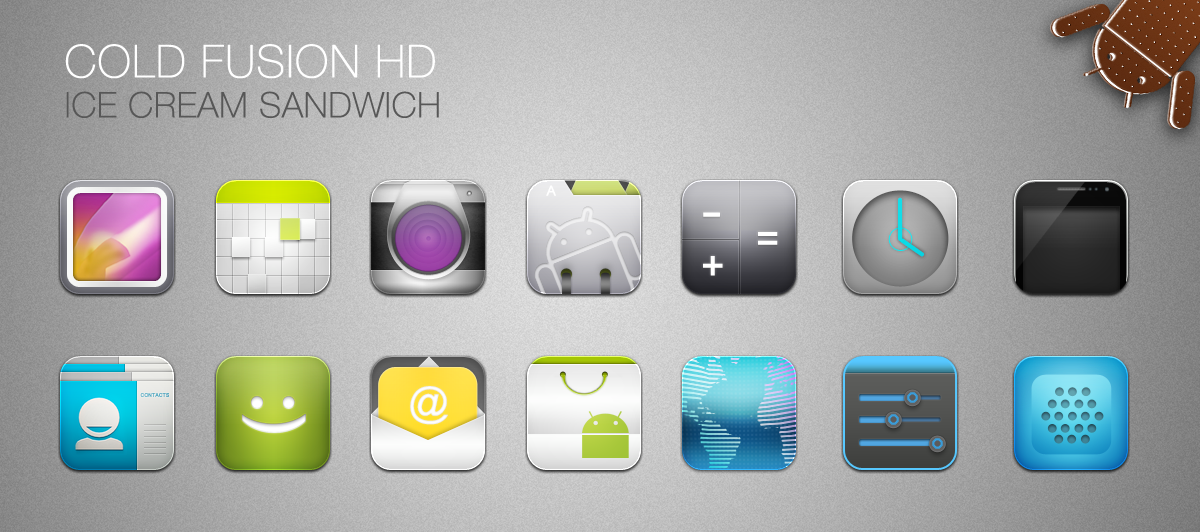 Cold Fusion HD - ICS icons