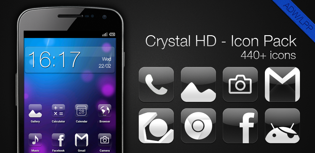 Crystal HD - Icon Pack