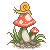 FREE ICON - Snail on mushroom