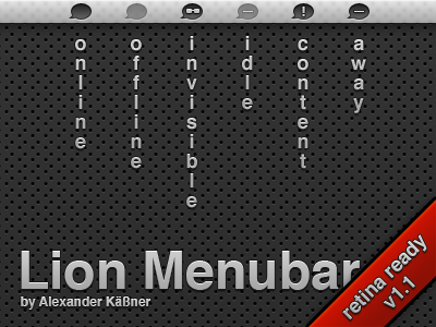 Lion Menubar by alexkaessner