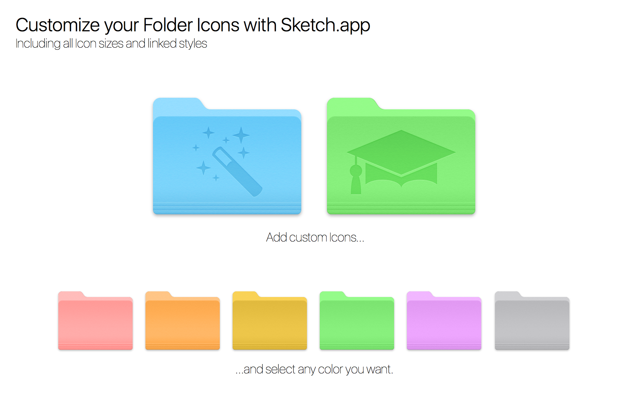 Customize your Mac Folder Icons with Sketch.app