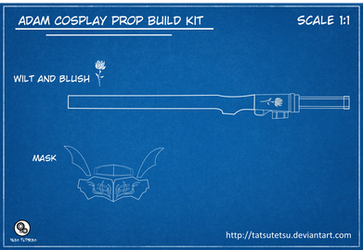 RWBY 1:1 Adam Cosplay Prop Build Kit