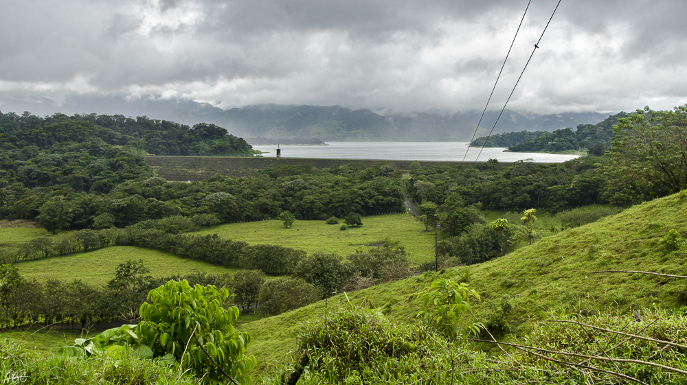 Overlooking Volcano Lake