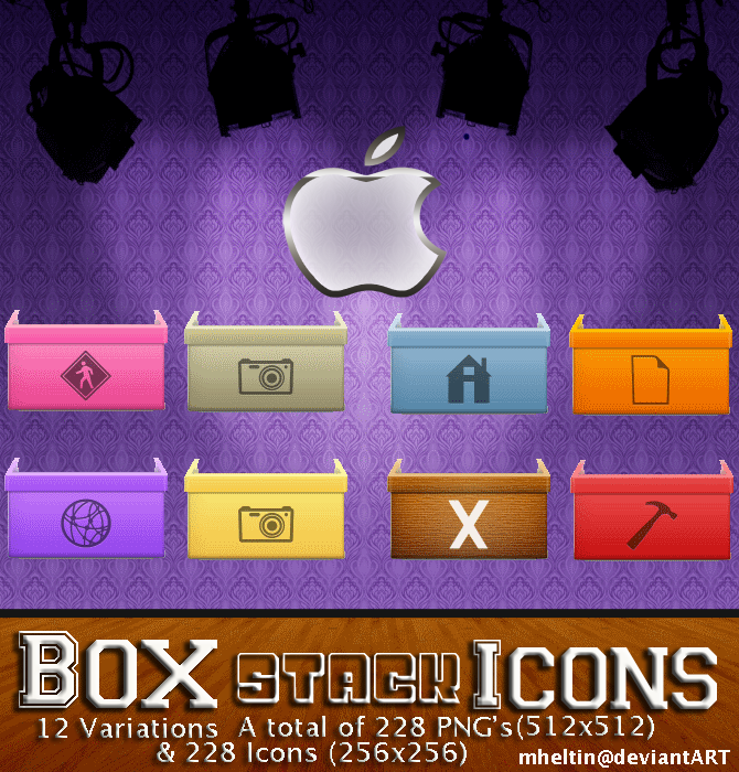 Box Stack Icons