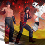 King Of Fighters ALL STARS - Kazama Jin UP