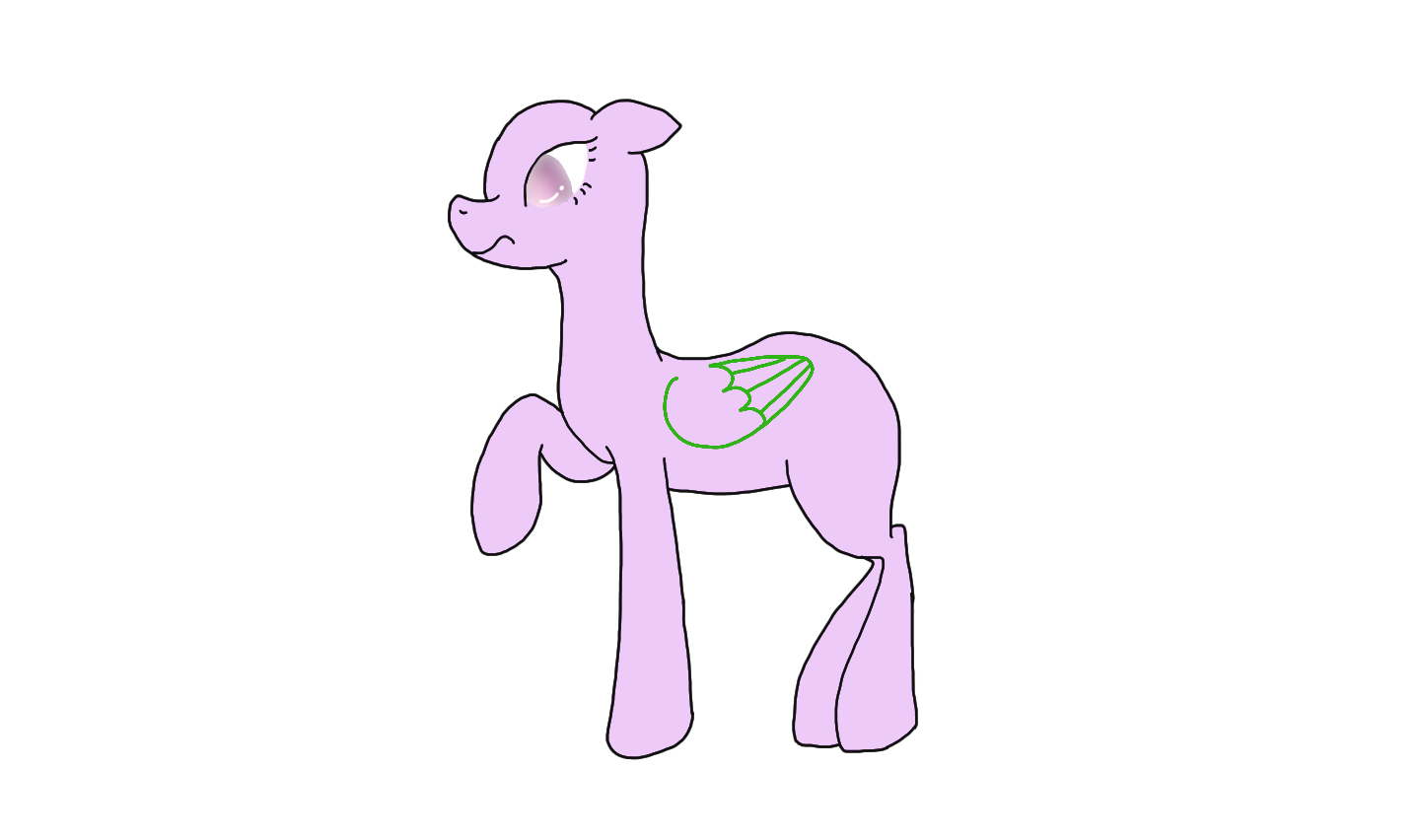 Surprised Pegasus Base by Winterfrost321 on DeviantArt