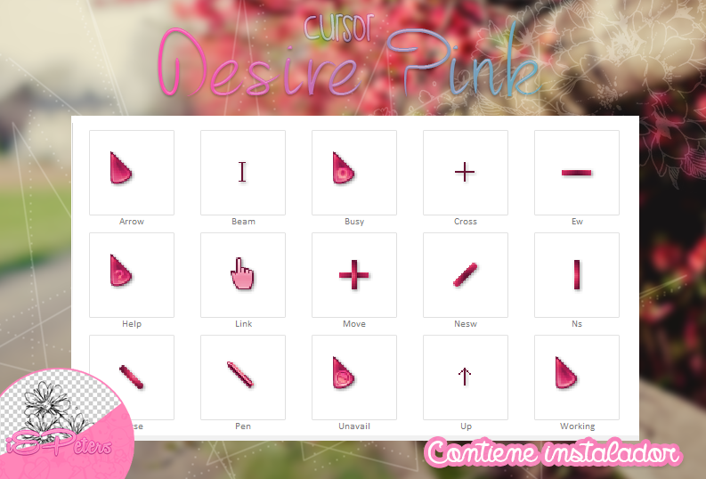 Cursor Desire Pink.