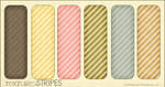 Textured Stripes- 6 patterns by aeiryn