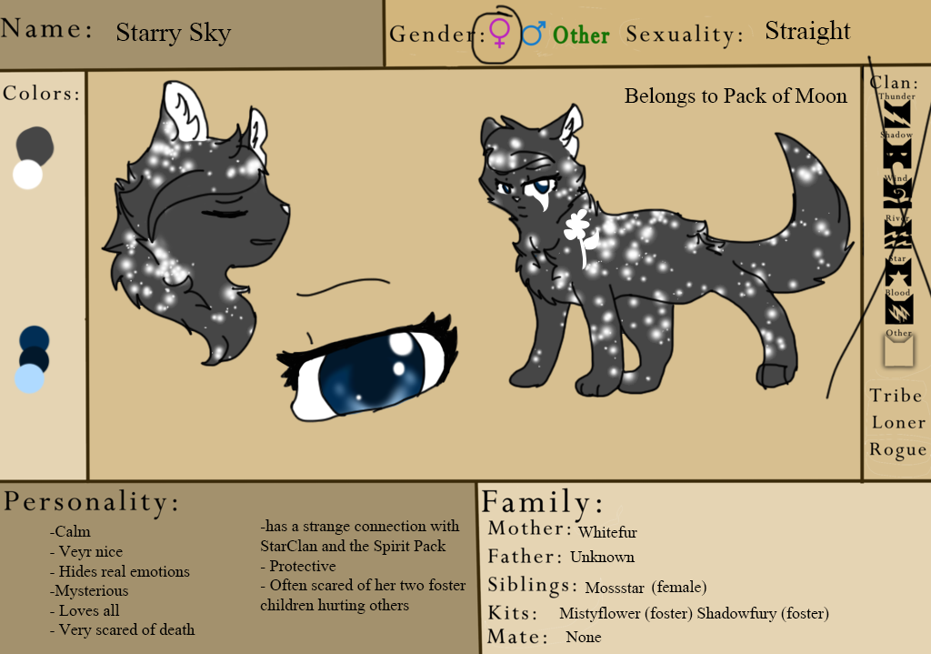 Starry Sky ref. sheet