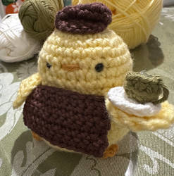 [Crochet] Barista Mofu Piyo