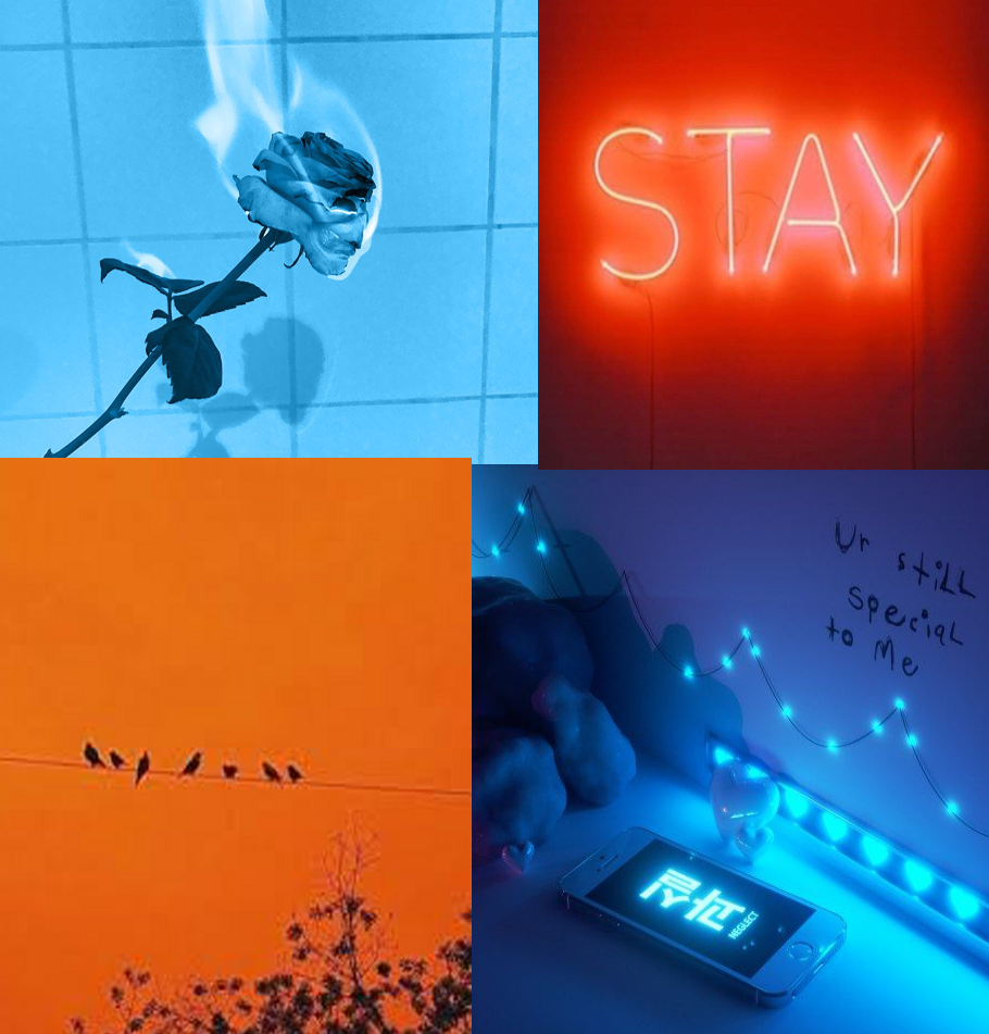 Blue and Orange Aesthetic by VexedStarlight on DeviantArt