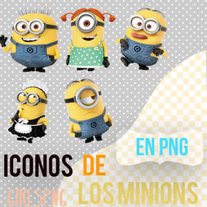 Iconos de los Minions en png