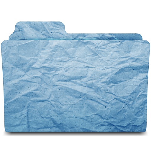 Crumpled Old Leopard Folder