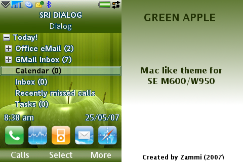 Green Apple for M600 W950