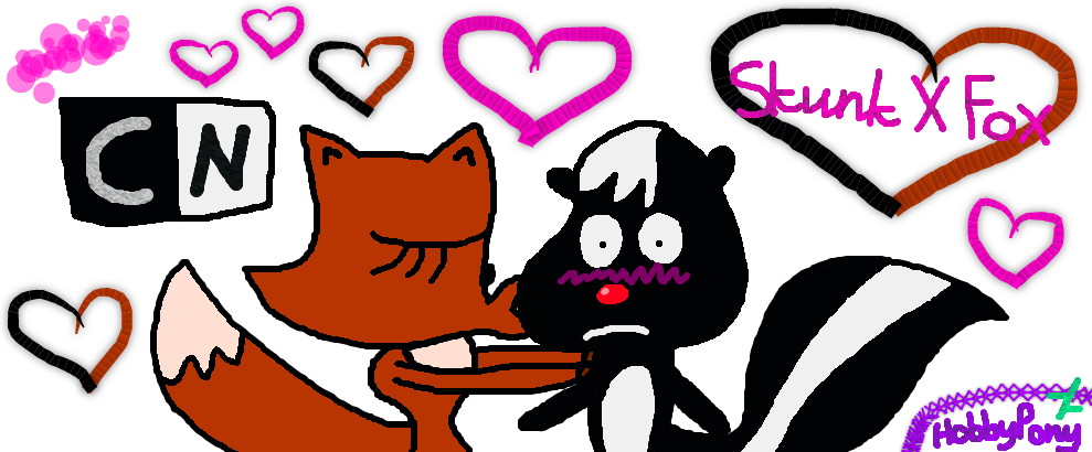 Fanart: Skunk Fu! - Skunk x Fox by HobbyPony on DeviantArt