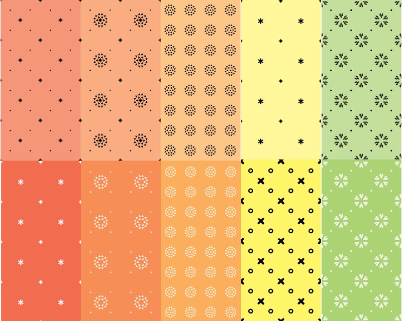 Seamless Photoshop Patterns  (Transparent)