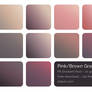 Photoshop Gradient Pack (freebie) - Pink/Brown