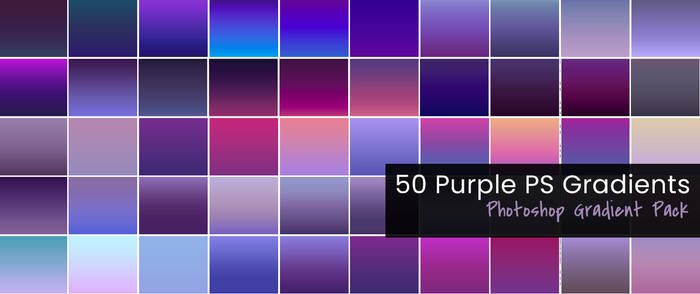 50 Purple Photoshop Gradients 2022 Version (Free)