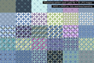 16 Seamless Batik Patterns
