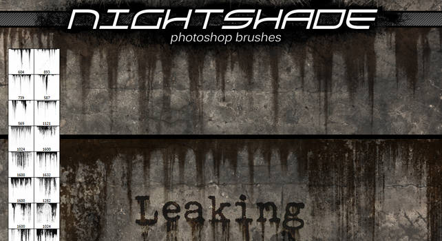 Nightshade leaking brushes