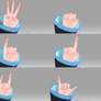 MMD TDA hand poses 1