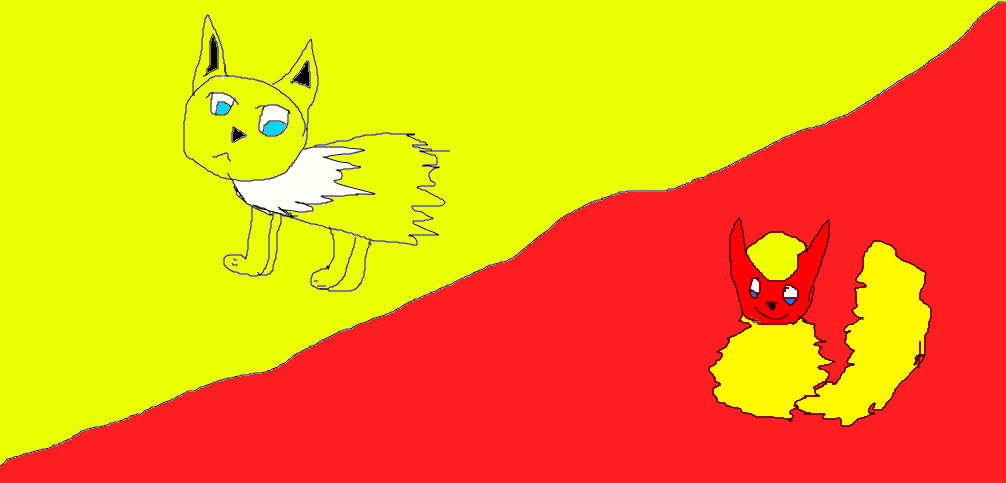 jolteon and flareon by pikagirl2004 on DeviantArt