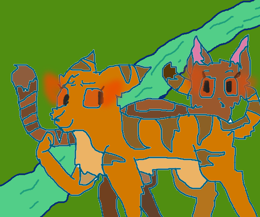 Mothwing X Leafpool by Fennelfang on DeviantArt