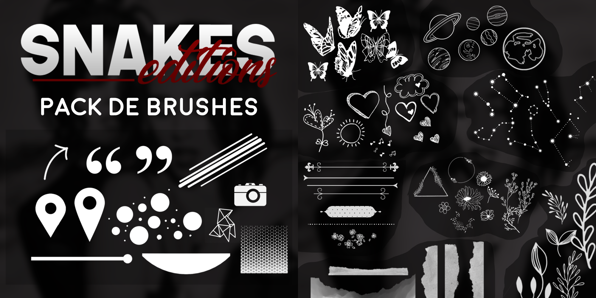 Pack de Brushes by Snakes Editions. by snakeseditions on DeviantArt