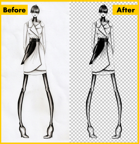 Remove The Background From A Drawing Or Lineart By Rocishop On Deviantart