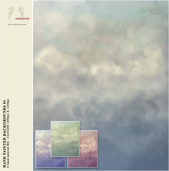 AR Painted BG - clouds 01