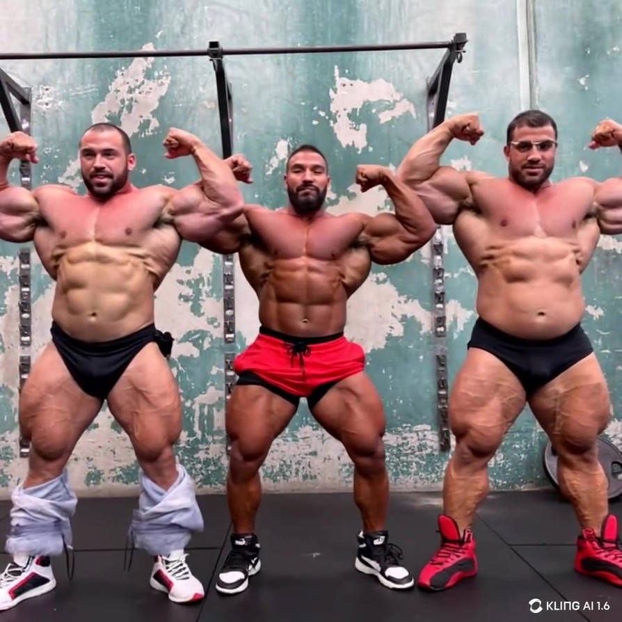 Protective Muscle Beasts Three Muscle Beasts by Muscle-Magnificence on DeviantArt