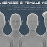 Freebie: Genesis 8 Female Head Morphs