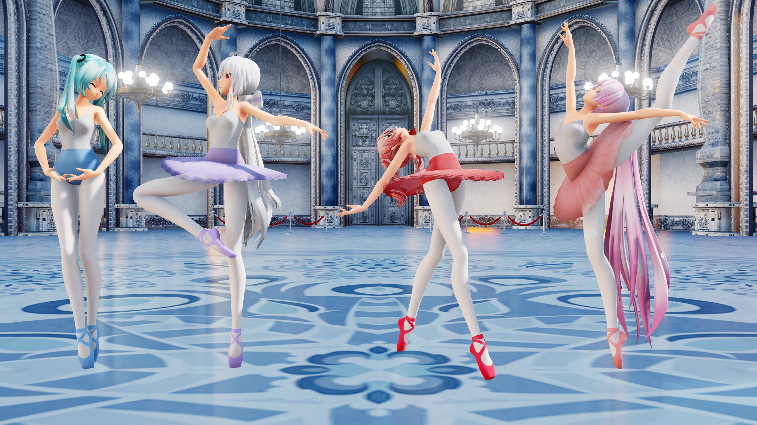 [MMD] TDA Ballet Dancers [Pack + DL]