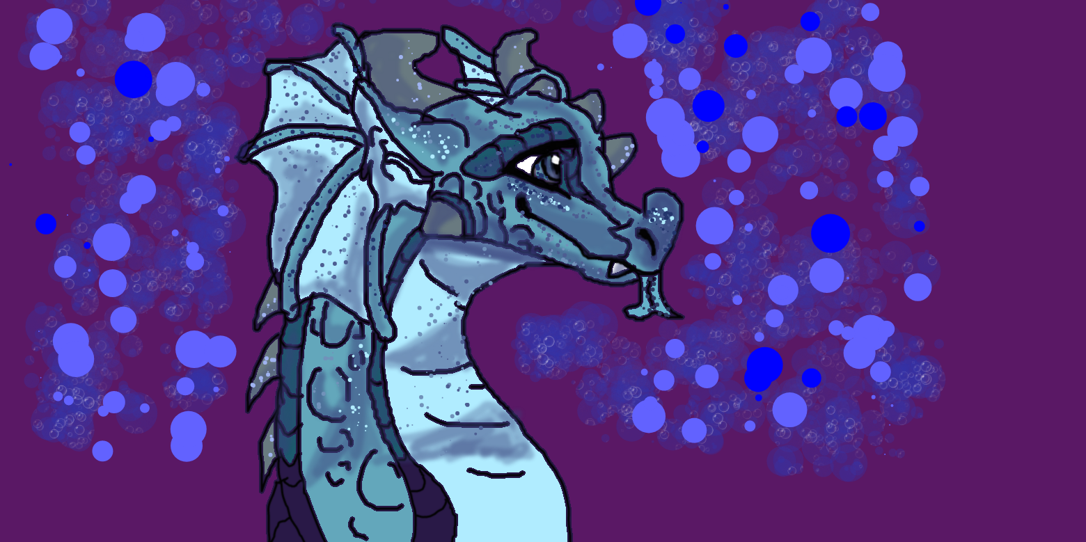 Blue Raz the rainwing by Wofpuff on DeviantArt