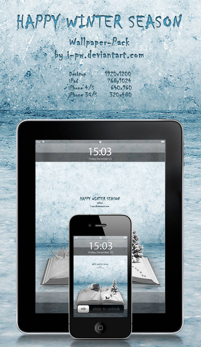 Happy Winter Season Winter Book Wallpaper Pack By