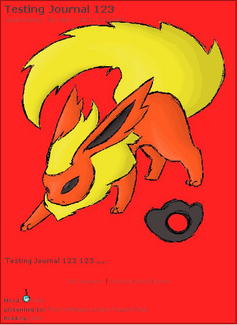 Flareon Journal Skin