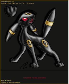 Umbreon Journal Skin