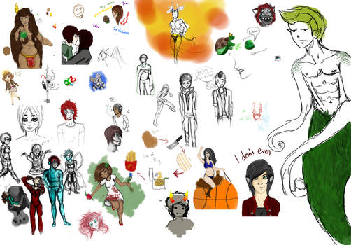 Massive Sketch Dump of Unsubmitted Works