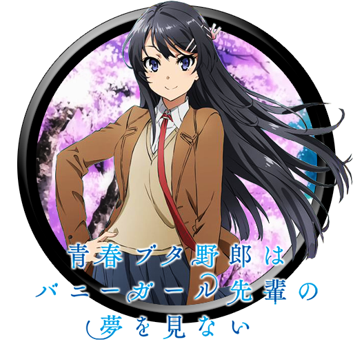Anime purple icons  Anime, Bunny girl, Mai sakurajima