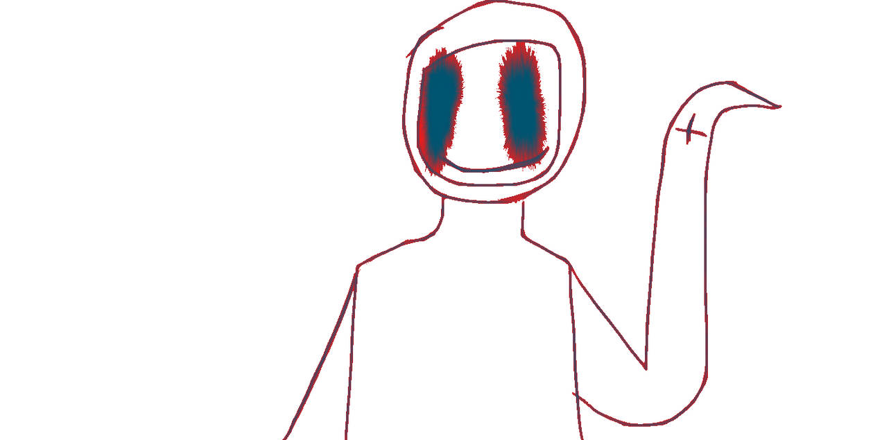 I tried to draw with dA muro by possumstarlight on DeviantArt