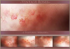 #8 Texture Pack (900x600) - Vintage Roses