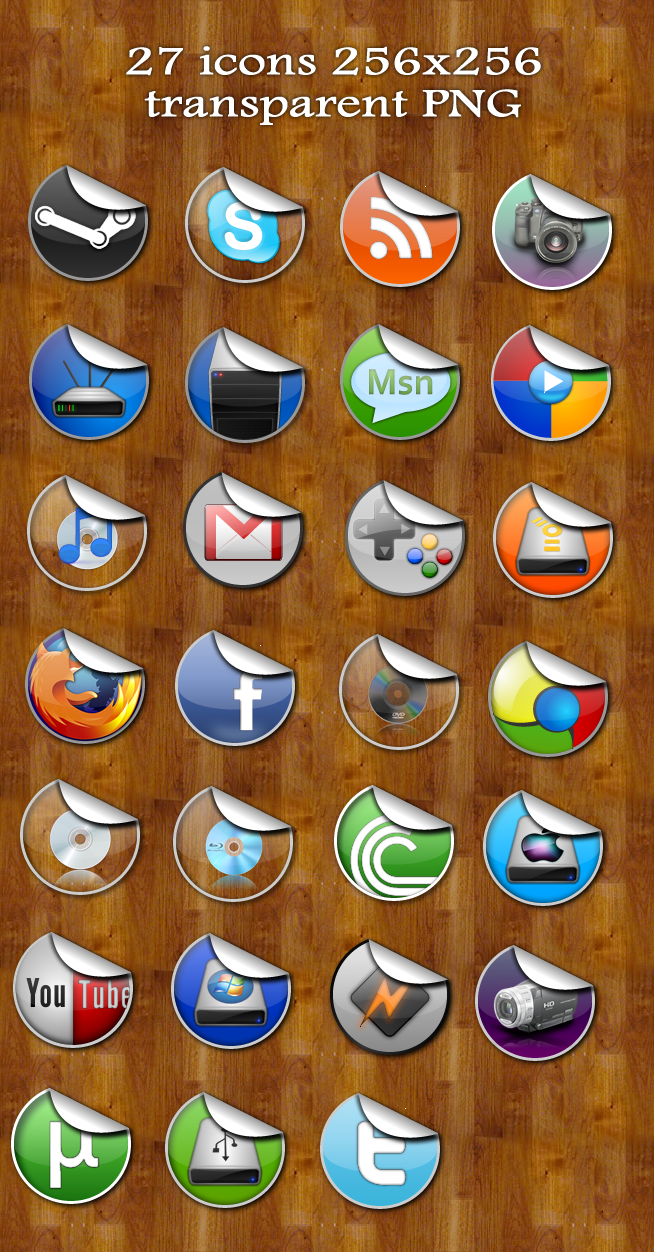 Sticky 2.0 - Dock icon set